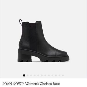 Sorel JOAN NOW Black women’s chelsea boots Booties